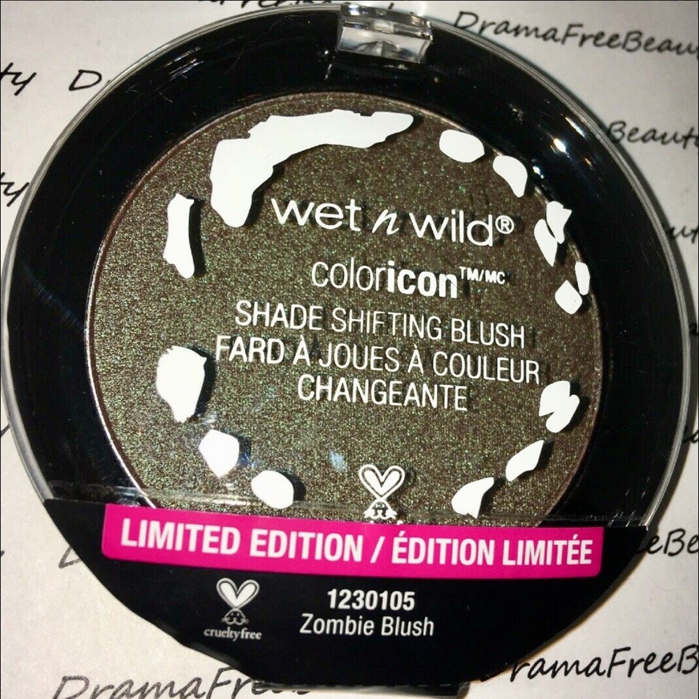 Limited edition ZOMBIE shade shifting blush.